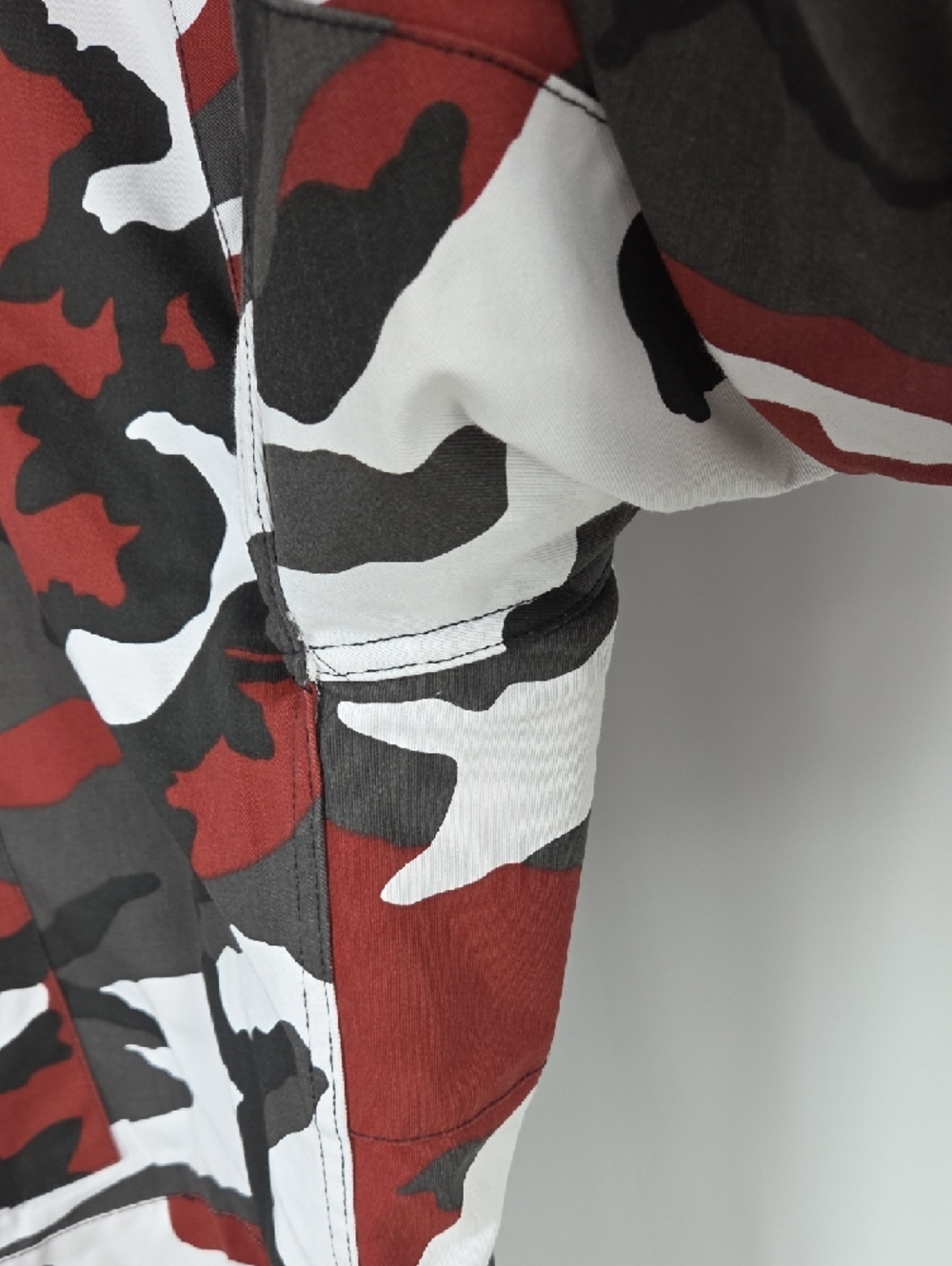 Red Camo Cargo Pants for Men — Utility Style - Picture 5 of 16